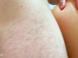 сначала в постели потом она захотела секс в душе