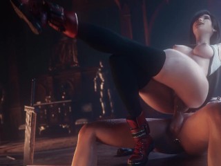 Tifa Gets fucked hard moaning like a bitch