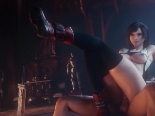 Tifa Gets fucked hard moaning like a bitch