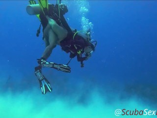 Fucking Under the Sea, Part 2 - DON'T PANIC... We continued the dive and fucked again!