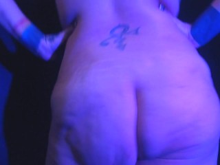 Ass Shaking  Ass Dimples Jiggles Jiggling Strobe Light