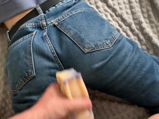 Oops, I Stained My Jeans: A Handjob Gone Wrong