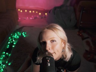 [4K] ASMR Intense Licking Blue Yeti 💚