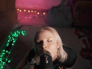 [4K] ASMR Intense Licking Blue Yeti 💚