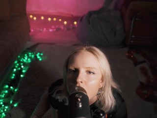 [4K] ASMR Intense Licking Blue Yeti 💚