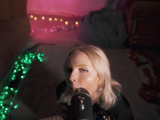 [4K] ASMR Intense Licking Blue Yeti 💚