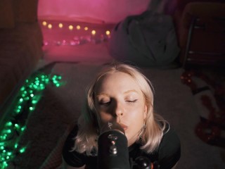 [4K] ASMR Intense Licking Blue Yeti 💚