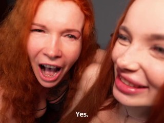 New Babysitter. Ass Pounding for Two Redheads!