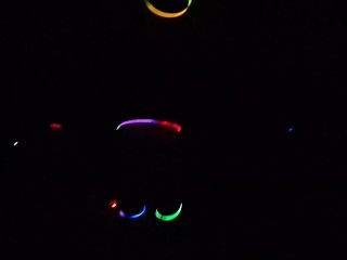 Fucked the wild slim girl in the UV- light