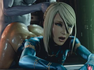 Samus gets Railed by Alien