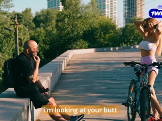 The bike ride ended with a hot fuck 4K (Dirty talk)