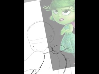Inside Out - Disgust Speed Draw #1 (PornComicsAnimation)