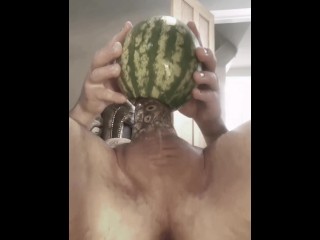 Extra fat cock in Watermelon pt 2