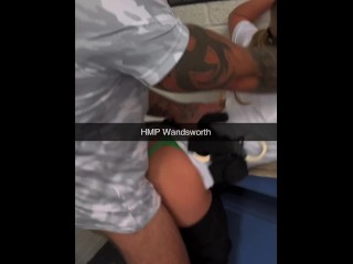 HMP Wandsworth, female prison guard filmed fucking prisoner