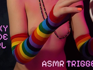 Nude Ear Brushing With The 3Dio 🌈 ASMR