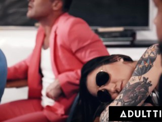 ADULT TIME - Driving Students CAN'T STOP FUCKING IN CLASS! Ft Rocky Emerson, Aiden Ashley, AND MORE!