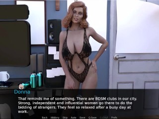 Futa Dating Simulator 13 Donna Want to be the dominant one but he have other plans for her