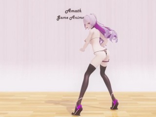 【MMD R-18】The sexy Bronya Zaychik from Honkai Impact dances Mister