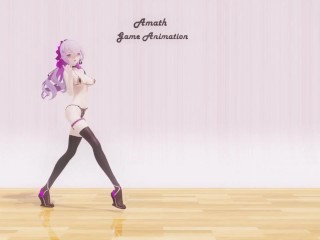 【MMD R-18】The sexy Bronya Zaychik from Honkai Impact dances Mister