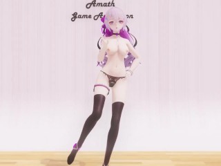 【MMD R-18】The sexy Bronya Zaychik from Honkai Impact dances Mister