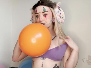 Balloon Bunny Blows Up Balloons - TRAILER