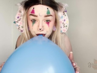 Balloon Bunny Blows Up Balloons - TRAILER