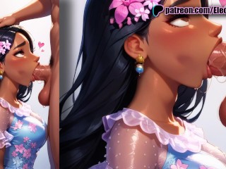 Isabela is a mulatto who knows how to give a deep blow job!