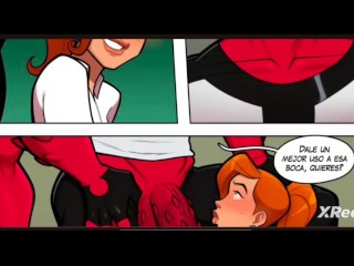 Ben 10 - Gwen es follada por Ben y enorme verga de 4 brazos