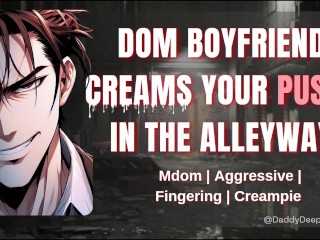 Dominant Boyfriend Angrily Fucks and Breeds Naughty Bitch in an Alleyway