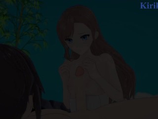 Chiaki Matsushita and I have intense sex in a hot spring. - Classroom of the Elite Hentai