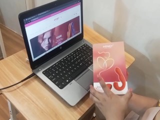 Just tried my new JOI sex toy that has a licker from HoneyPlayBox