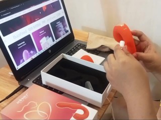 Just tried my new JOI sex toy that has a licker from HoneyPlayBox