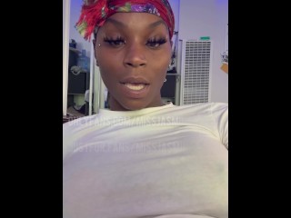 Ts Missjasminebaby pumps girlCock to Massive Size sneak Peek
