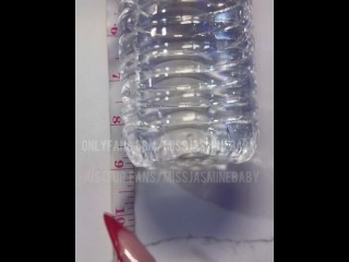 Ts Missjasminebaby pumps girlCock to Massive Size sneak Peek