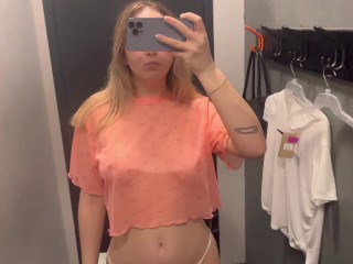 Nike sportswear try on haul lingerie tops see through tops