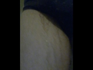 The peasant in rubber boots thinks about his stepsister and takes a good piss in the barn