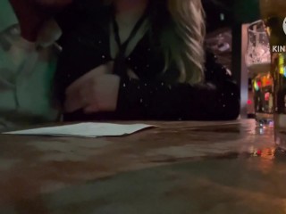 Teasing strangers at the club without the cuckold knowing