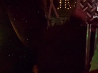 Teasing strangers at the club without the cuckold knowing