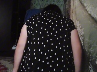 Hot Dress Big Ass Booty Ladyboy Crossdresser Sissy Solo Shemale Trans Model Big Butt Cute Legs Blond