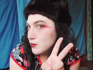 Hot Dress Big Ass Booty Ladyboy Crossdresser Sissy Solo Shemale Trans Model Big Butt Cute Legs Blond