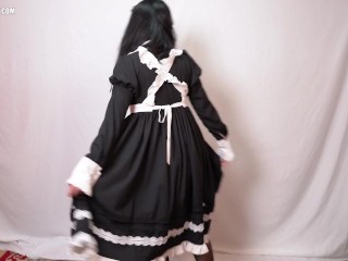 AB112 Maid human fucktoy training - squirting,cumshot (Chinese and English subtitles)