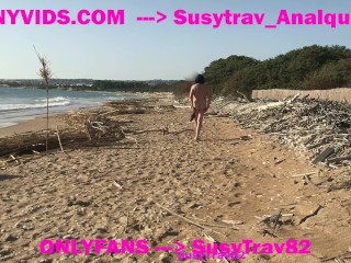 full naked slut femboy public beach looking for cocks cum and piss bukkake from horny strangers