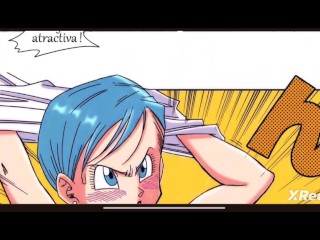 Dragon ball Z Bulma es follada por bills y evita que la tierra sea destruida