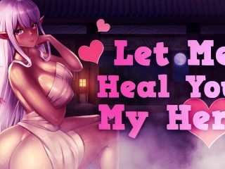 F4M | A Beautiful Elf Healer Tends To Your Wounds With "Sexual Healing" 💕✨[Lewd ASMR Roleplay]