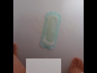 ナプキンにおしっこ