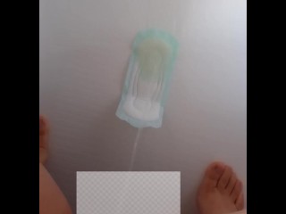 ナプキンにおしっこ