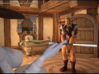 Blue is Better 2 v.0.99.9b - Can I Fuck Sexy Milf Village Mayor in Gameplay Part 6