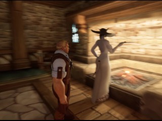 Blue is Better 2 v.0.99.9b - Can I Fuck Sexy Milf Village Mayor in Gameplay Part 6