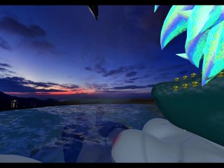 Let me suck your cock and then we'll cuddle in the hot tub