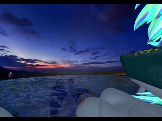 Let me suck your cock and then we'll cuddle in the hot tub